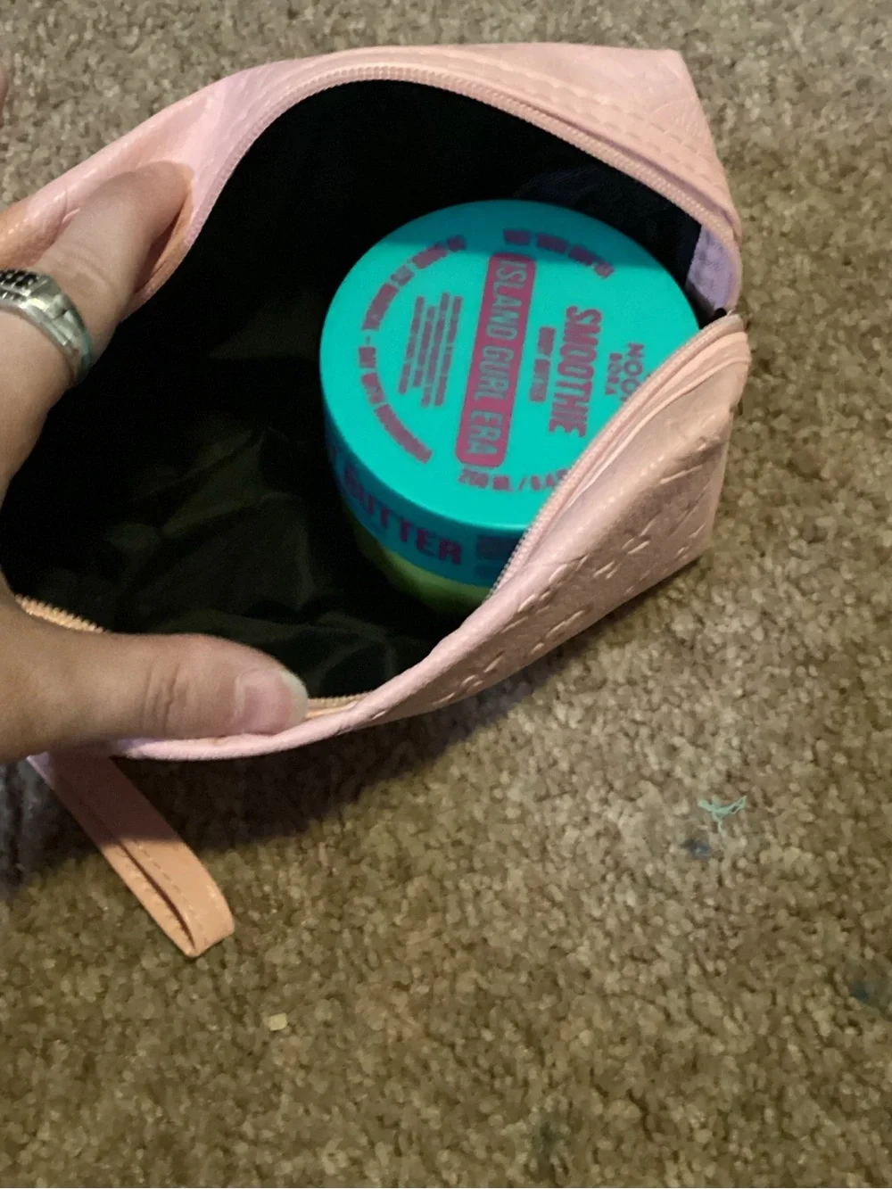 Cute Ella’s brand wristlet with body butter